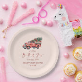 Weihnachtsbundle mit der Weihnachtsdusche Pappteller (Party)