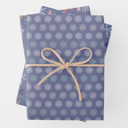 Weihnachtsbundle: Periwinkle Blue Geschenkpapier Set (Beispiel)
