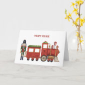 Weihnachtsbunker mit Zug Karte (Gelbe Blume)