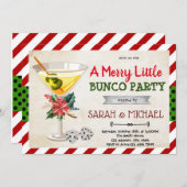 Weihnachtsbunko-Party Einladung (Vorne/Hinten)