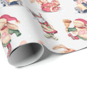 Weihnachtsbunnies Feiertag Geschenkpapier (Rolleneckpunkt)