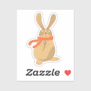 Weihnachtsbunny Aufkleber