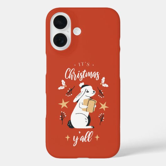 Weihnachtsbunny Case-Mate iPhone Hülle (Rückseite)