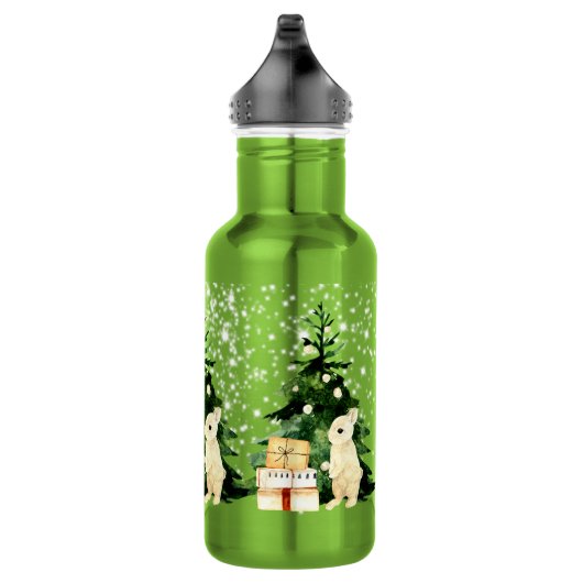 Weihnachtsbunny Edelstahlflasche (Rechts)