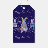 Weihnachtsbunny Geschenkanhänger (Rückseite)