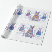 Weihnachtsbunny Geschenkpapier (Ungerollt)