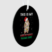 Weihnachtsbunny Ornament (Vorderseite)