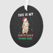 Weihnachtsbunny Ornament (Vorderseite)