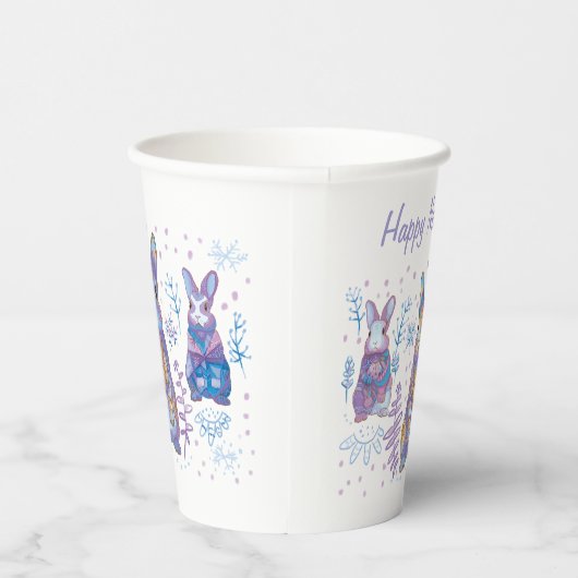 Weihnachtsbunny Pappbecher (Rechts)