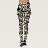 Weihnachtsbunny Rabbit Berries Leggings (Rückseite)