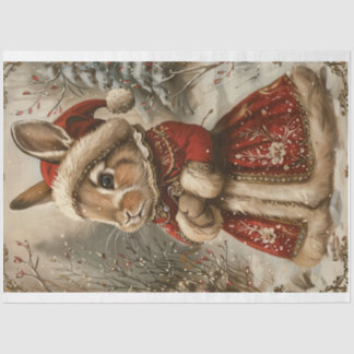 Weihnachtsbunny Seidenpapier