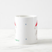 Weihnachtsbunny T - Shirt Kaffeetasse (Mittel)