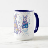 Weihnachtsbunny Tasse (VorderseiteRechts)