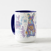 Weihnachtsbunny Tasse (Vorderseite Links)