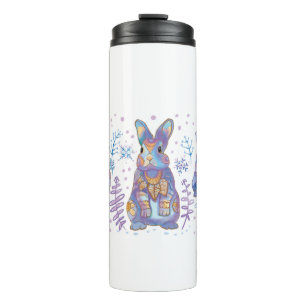 Weihnachtsbunny Thermosbecher