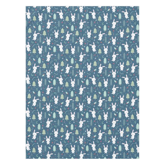 Weihnachtsbunny Tischdecke (Vorderseite)