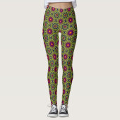 Weihnachtsbunt Leggings (Vorderseite)