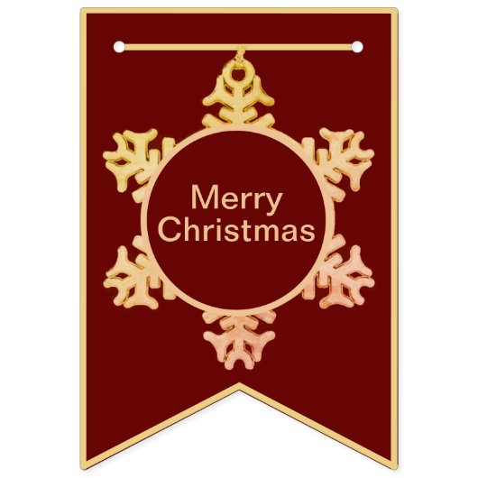 Weihnachtsbuntflaggen von dalDesignNZ Wimpelkette (Erste Fahne)