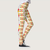 Weihnachtsburger-Santa-Claus Leggings (Rechts)