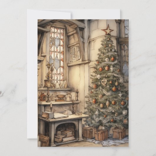 Weihnachtsbüro Einladung (Vorderseite)
