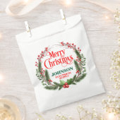 Weihnachtsbüro-Party Geschenktütchen (Ausgeschnitten)