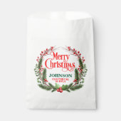 Weihnachtsbüro-Party Geschenktütchen (Vorderseite)