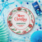 Weihnachtsbüro-Party Pappteller (Party)