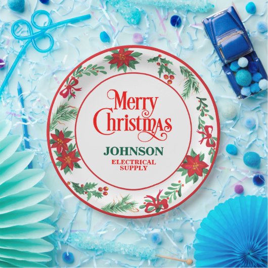 Weihnachtsbüro-Party Pappteller (Party)