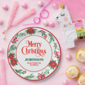 Weihnachtsbüro-Party Pappteller (Party)