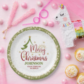 Weihnachtsbüro-Party Pappteller (Party)