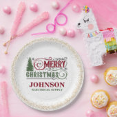 Weihnachtsbüro-Party Pappteller (Party)