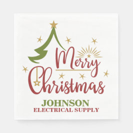 Weihnachtsbüro-Party Serviette