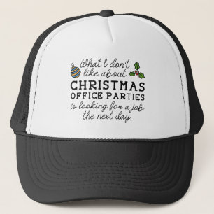 Weihnachtsbüros-Partys Truckerkappe