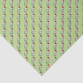 Weihnachtsburrito-wellenartig bewegender seidenpapier (Ausschnitt)