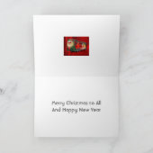 Weihnachtsbus Feiertagskarte (Innenseite)