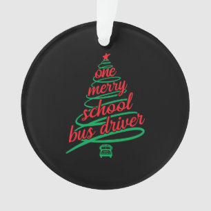 Weihnachtsbusfahrer, Schulbus Ornament