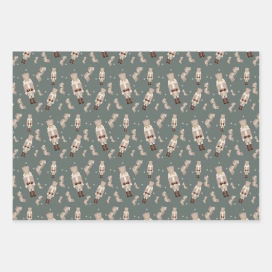 Weihnachtsbussknackpapier Geschenkpapier Set (Vorderseite)