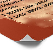 Weihnachtsbutter Rum Rezept Weihnachten Poster (Ecke)