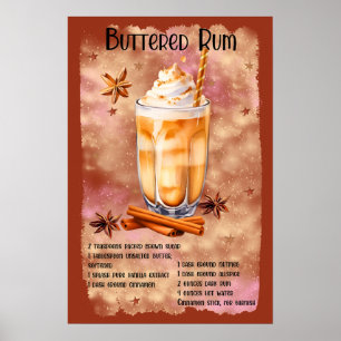 Weihnachtsbutter Rum Rezept Weihnachten Poster