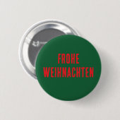Weihnachtsbutton - Frohe Weihnachten Button (Vorne & Hinten)