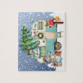 Weihnachtscamper Puzzle (Vertikal)