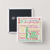 Weihnachtscarol-Titel auf T-Shirts, Kleid, Button (Vorne & Hinten)