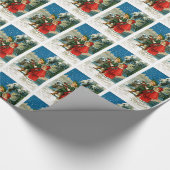 WeihnachtsCarolers Geschenkpapier (Ecke)