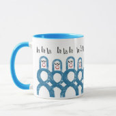 WeihnachtsCarolers Tasse (Links)