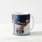 Weihnachtscarolers-Weihnachtskaffee-Tasse Kaffeetasse (VorderseiteRechts)