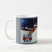 Weihnachtscarolers-Weihnachtskaffee-Tasse Kaffeetasse (Links)