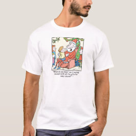 WeihnachtsCartoon-Weihnachtsmann-Empfänge T-Shirt