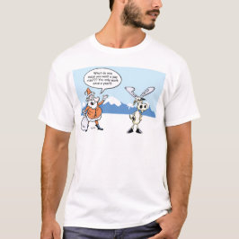 WeihnachtsCartoons Sankt und das auffallende Ren T-Shirt