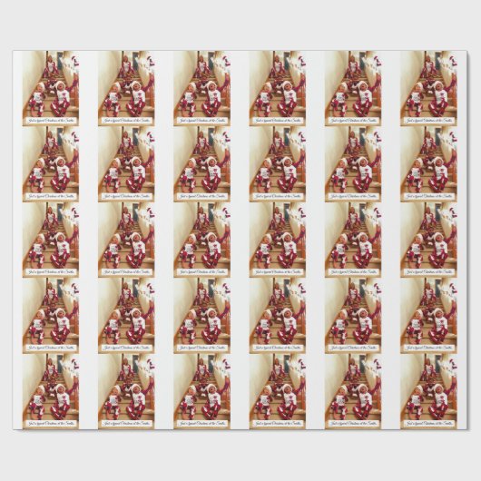 Weihnachtschaos Geschenkpapier (Flach)