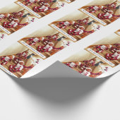 Weihnachtschaos Geschenkpapier (Ecke)